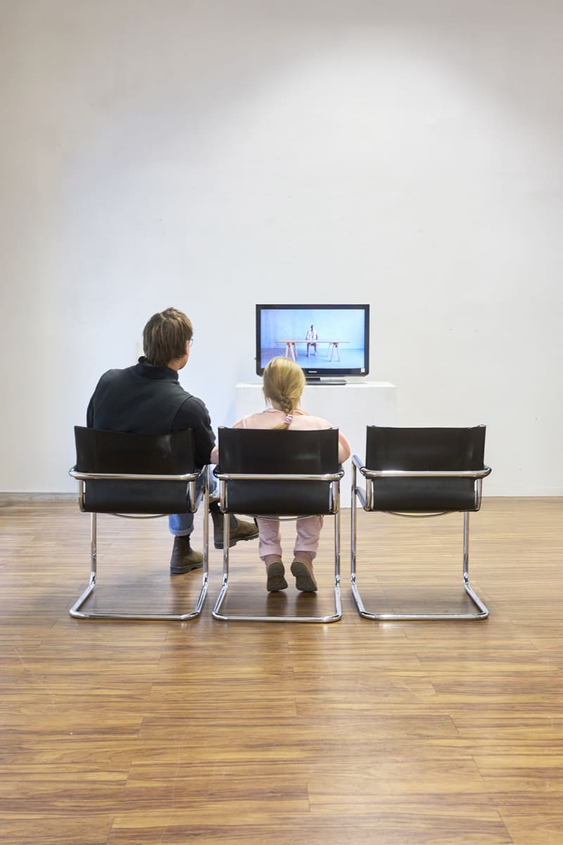 Ausstellungsansicht des Projekts Kinder Jaje