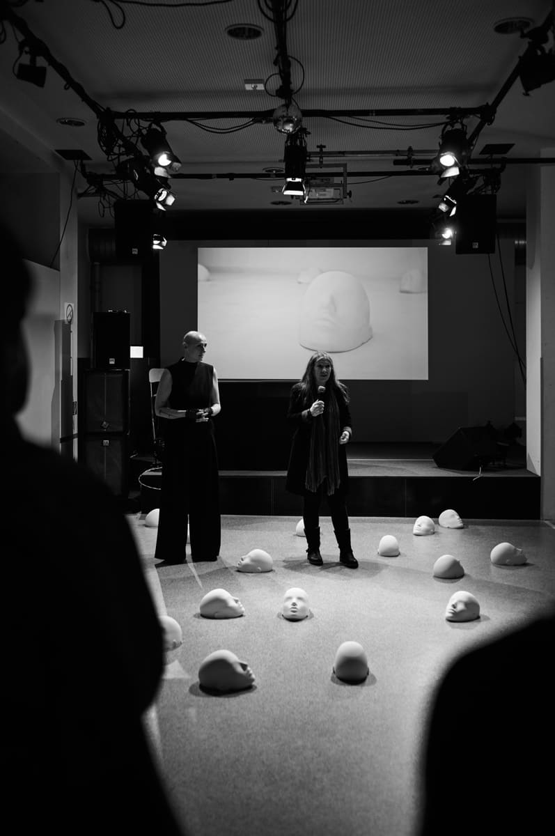 Exhibition view of the project "Femicide" from the exhibition "Femicide" of the Visual Artist Irena Pejčić.