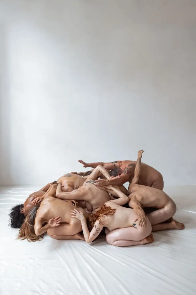 Group of naked people